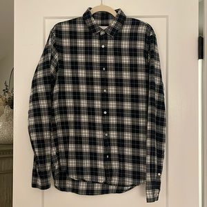Sandro - Longsleeve Button Up Flannel - 100% Cotton - Size Medium